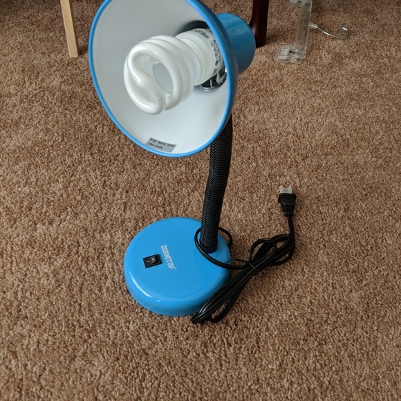 blue desk lamp - Picture 2 of 2